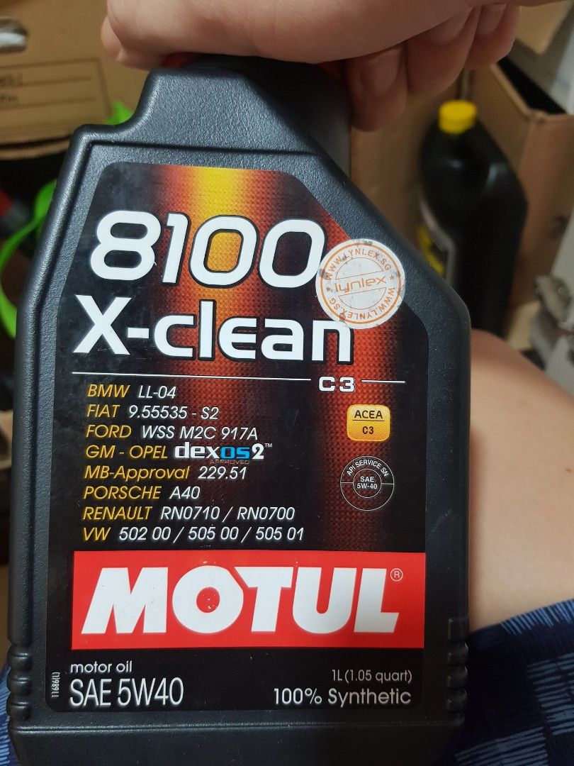 Motul 8100 X clean, Car Accessories, Accessories on Carousell