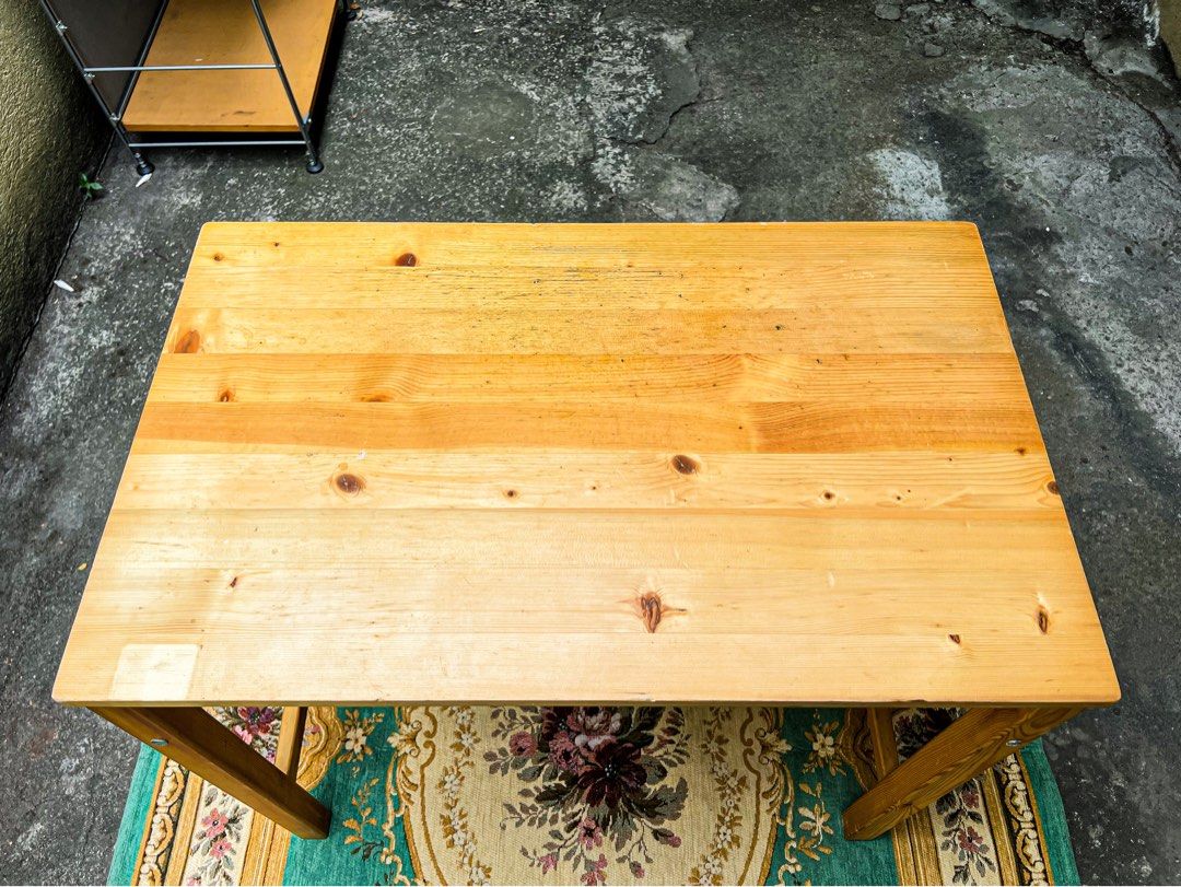 MUJI pine folding table, Furniture & Home Living, Furniture, Tables