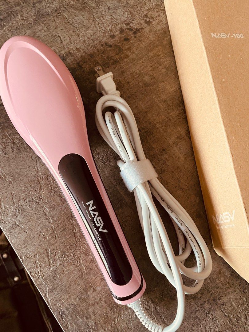 Nasv hair straightening brush outlet