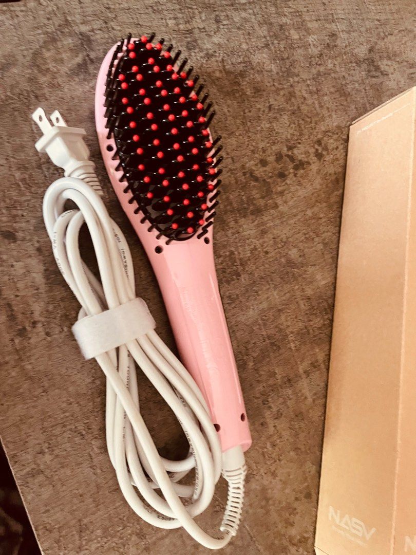 Nasv hair straightening sales brush