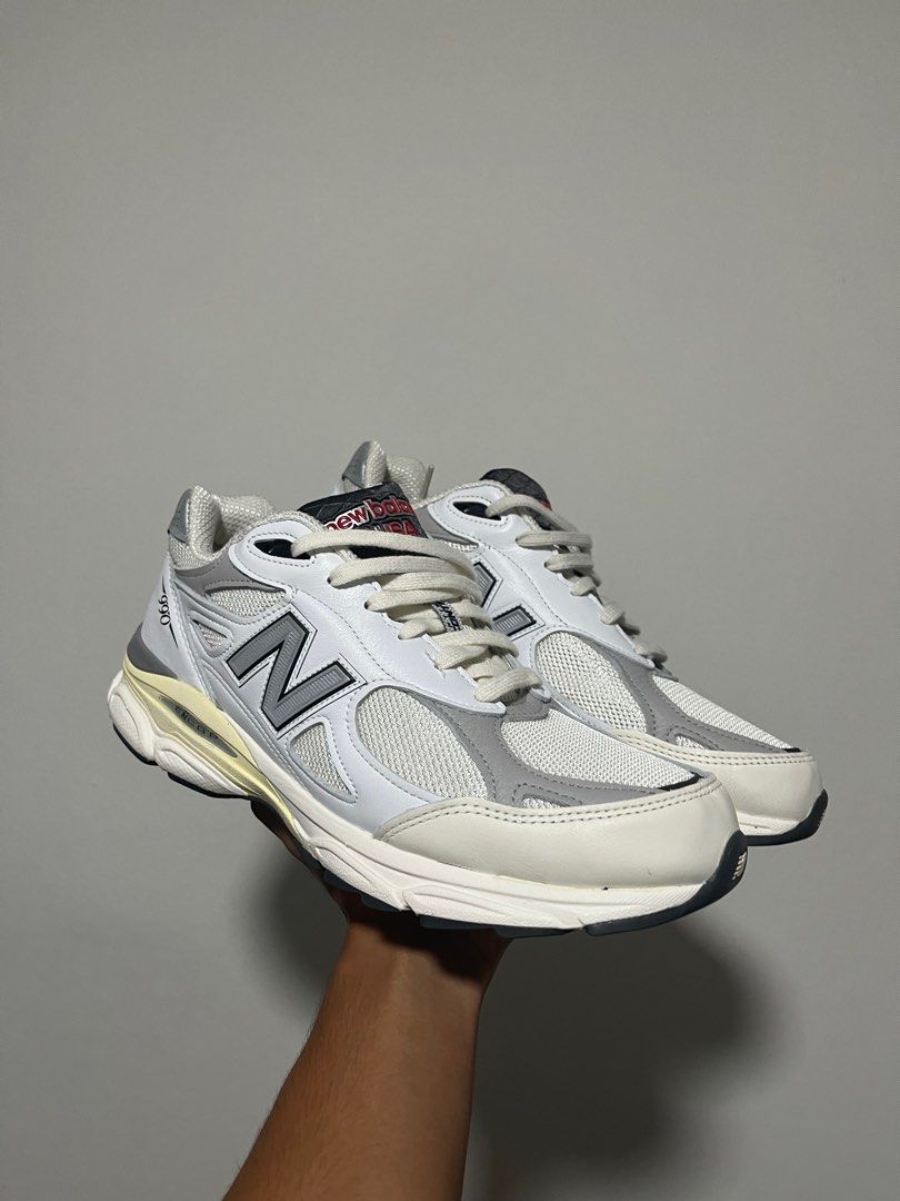 New Balance 990v3 Sea salt, Men's Fashion, Footwear, Sneakers on