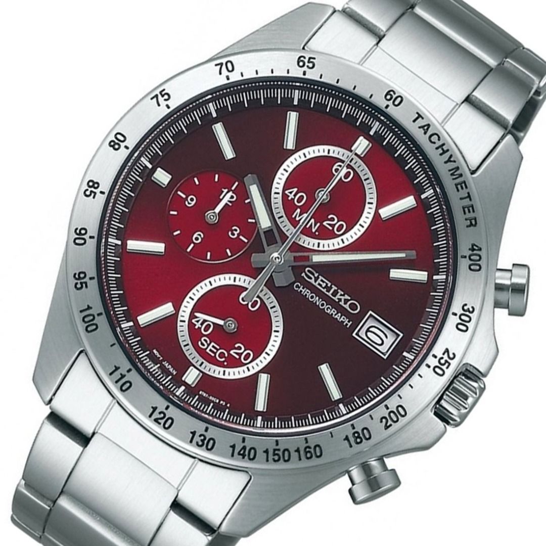 New Release Seiko SBTR001 Spirit JDM Selection Red Dial Chronograph Quartz  Stainless Steel Watch, Men's Fashion, Watches & Accessories, Watches on  Carousell