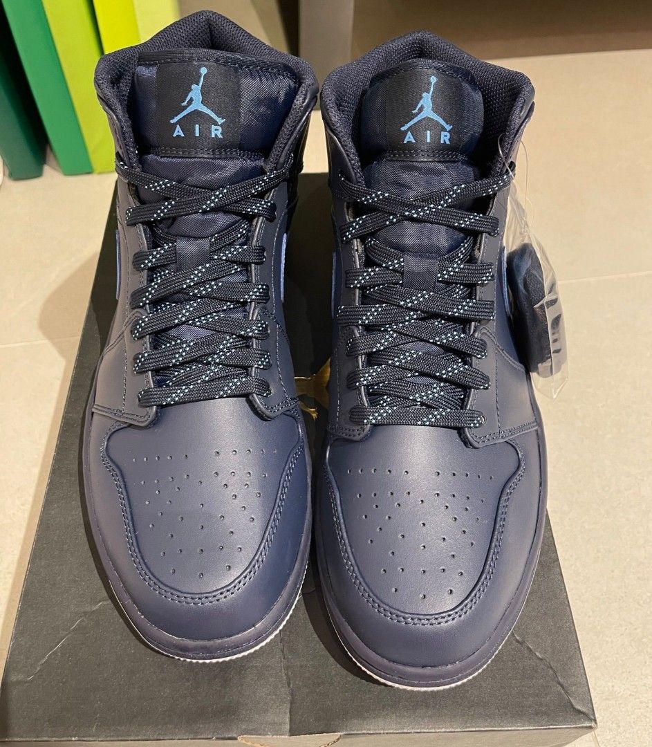 Jordan 1 retro top mid obsidian university blue