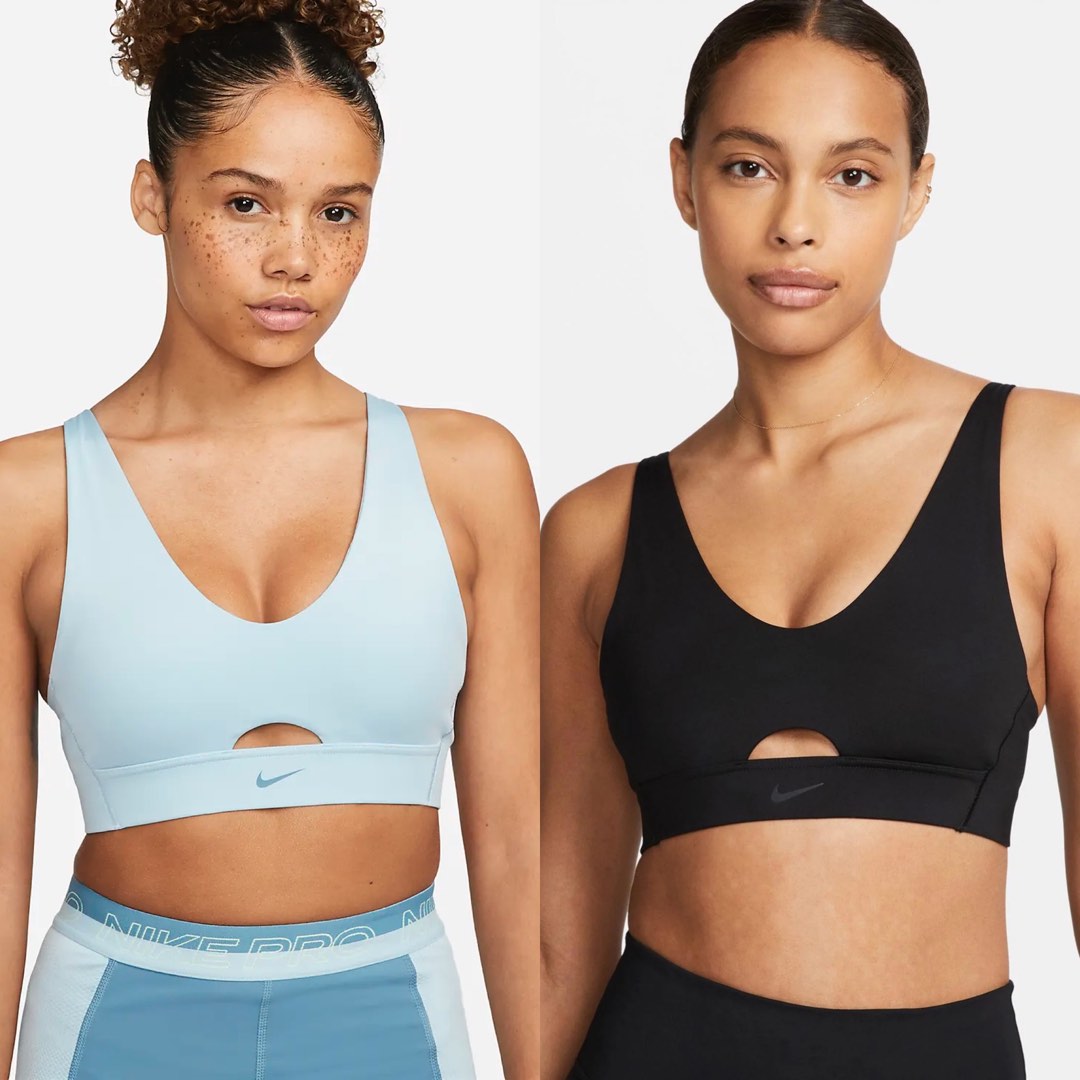Nike Indy yoga Indy sports bra (rust colour), Women's Fashion, Activewear  on Carousell