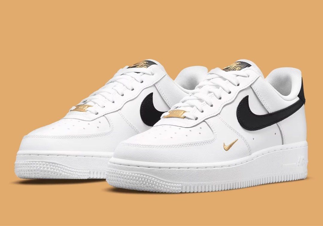 Nike air force 1 gold womens top