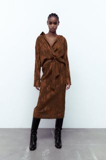 NWT ZARA Co-ord Set Jacquard Top & Skirt