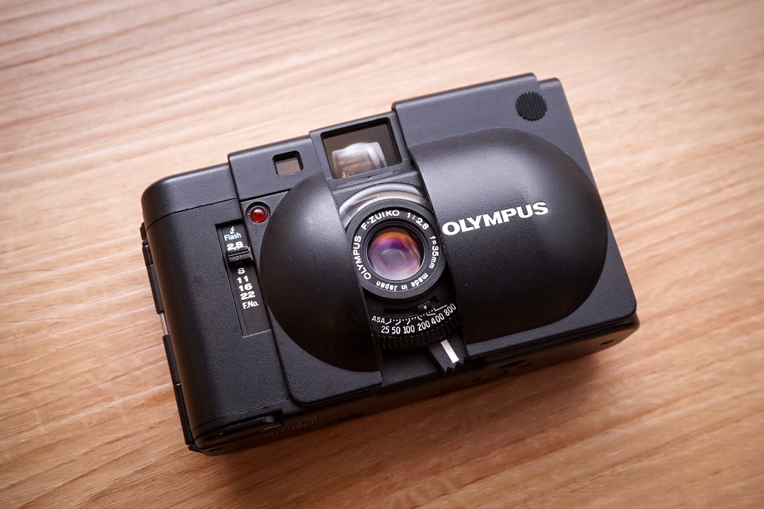 Olympus XA Rangefinder film camera, Photography, Cameras on Carousell