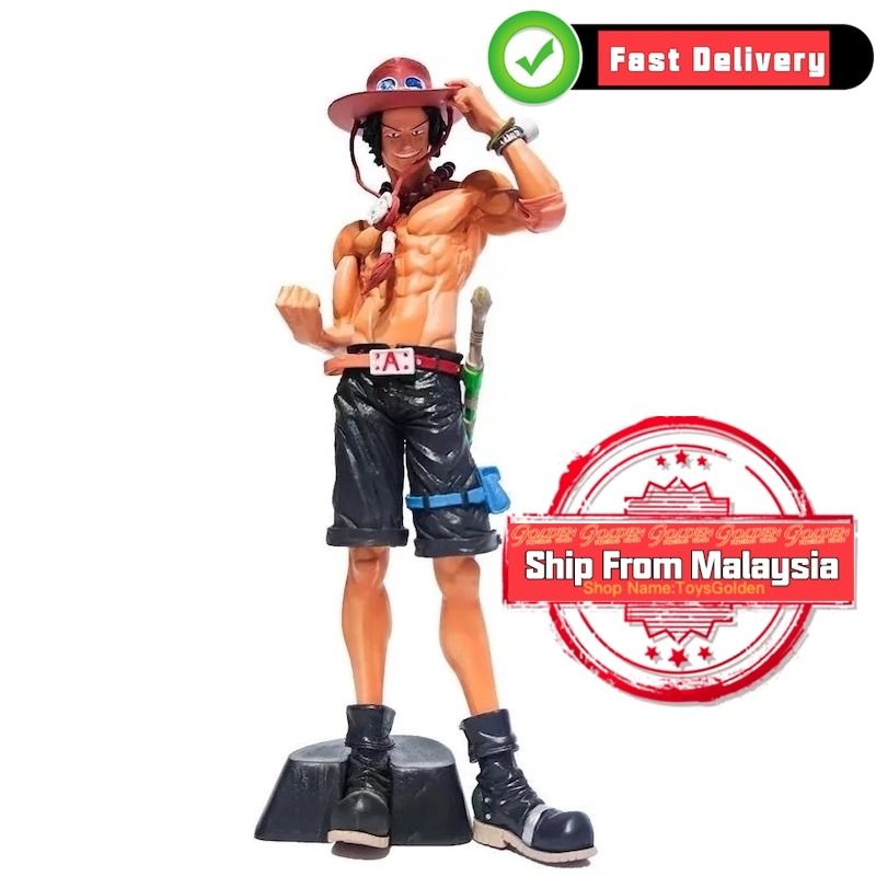 One Piece Portgas D Ace Action Figure 27cm Anime Collectible Model Dolls  Toys, Hobbies & Toys, Toys & Games on Carousell