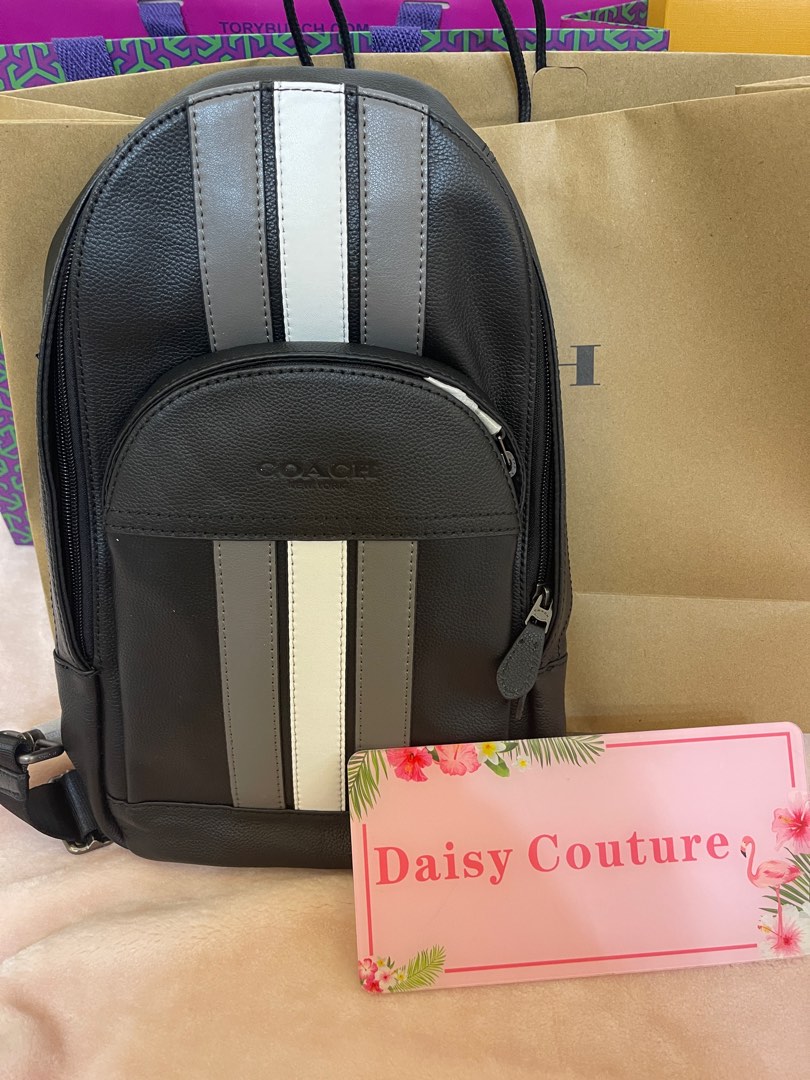 Coach best sale grey backpack
