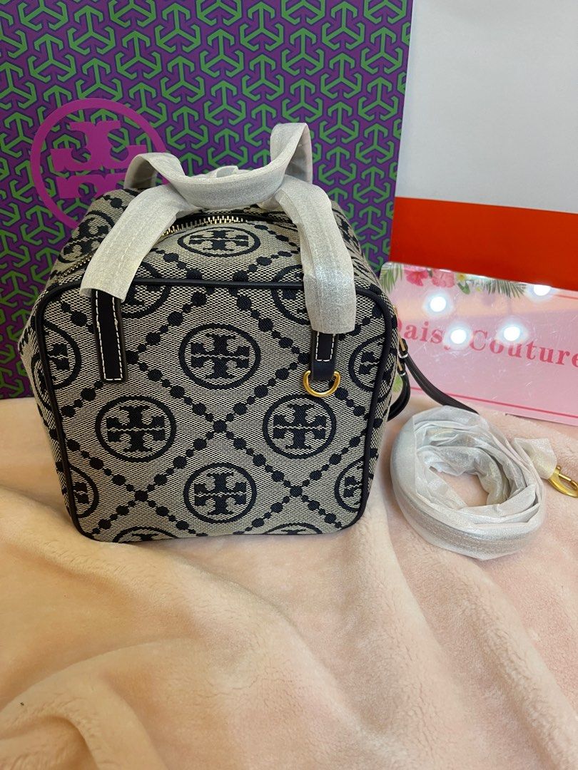 Original Tory Burch square box bag, Luxury, Bags & Wallets on Carousell