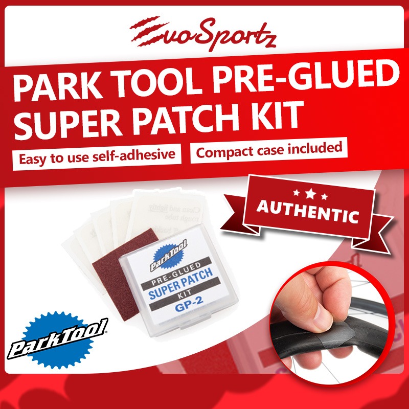Park Tool PreGlued Super Patch Kit GP2C Tire Repair Patch Kit