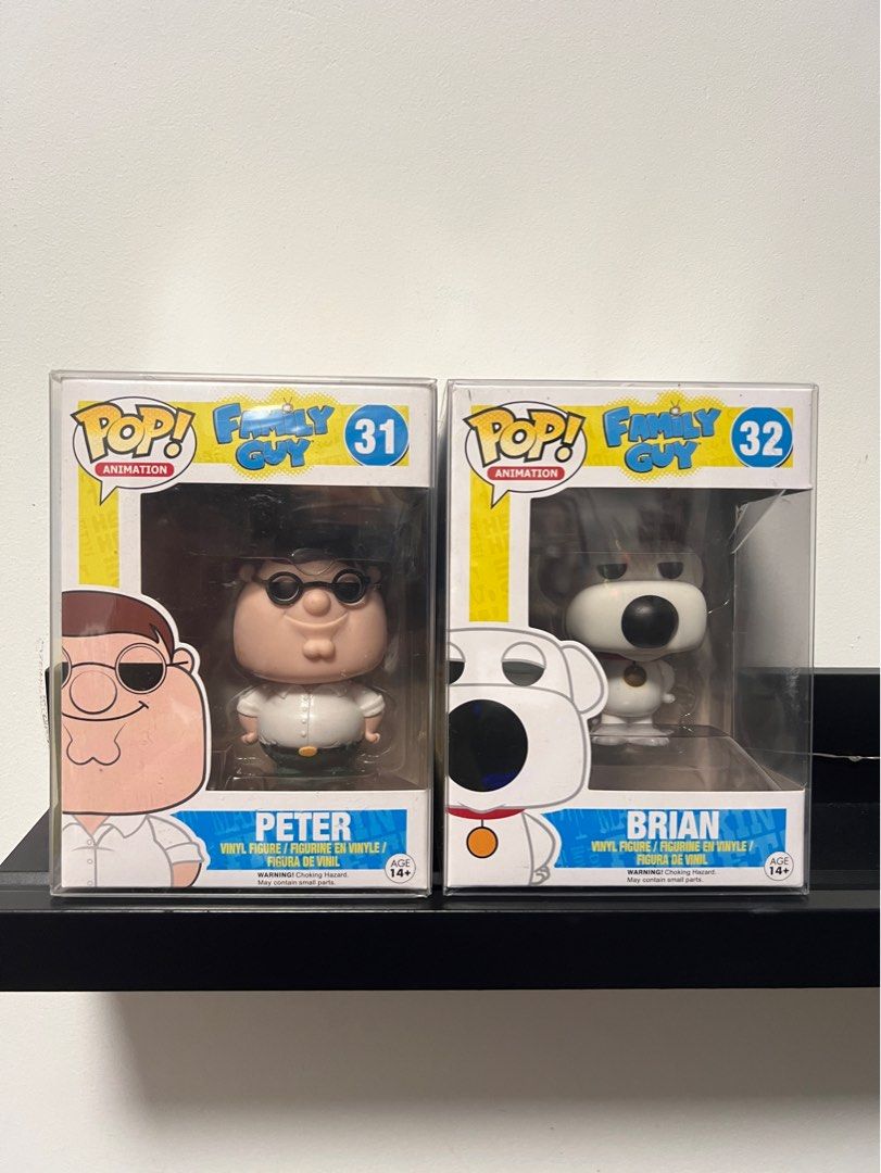 Peter Griffin and Brian Griffin Funko Pop Set Family Guy