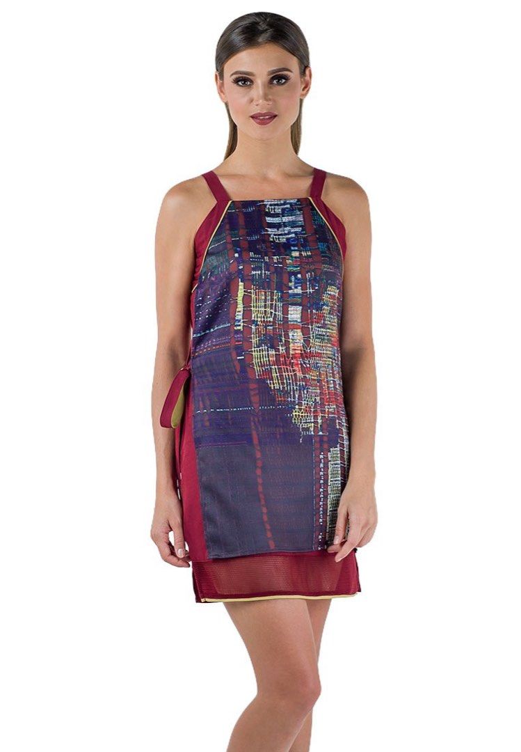 Plains & Prints Jarrix Sleeveless Dress (Category: Dresses) located in Quezon City. Submitted by curatedjunk (Listing ID 1219265462, Image 3). Description: Plains & Prints Jarrix Sleeveless Dress ₱800 (Original Price: ₱1,798) Size: XS (US 32 / EU 6) Doesn't fit me :< No issues. Will wash and iron before shipping. 📍Maginhawa, QC MOP: GCash, BPI Shipping c/o buyer.