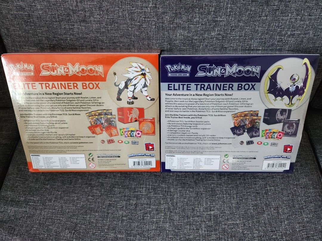 Pokemon Sun & Moon Base ETB, Hobbies & Toys, Toys & Games on Carousell