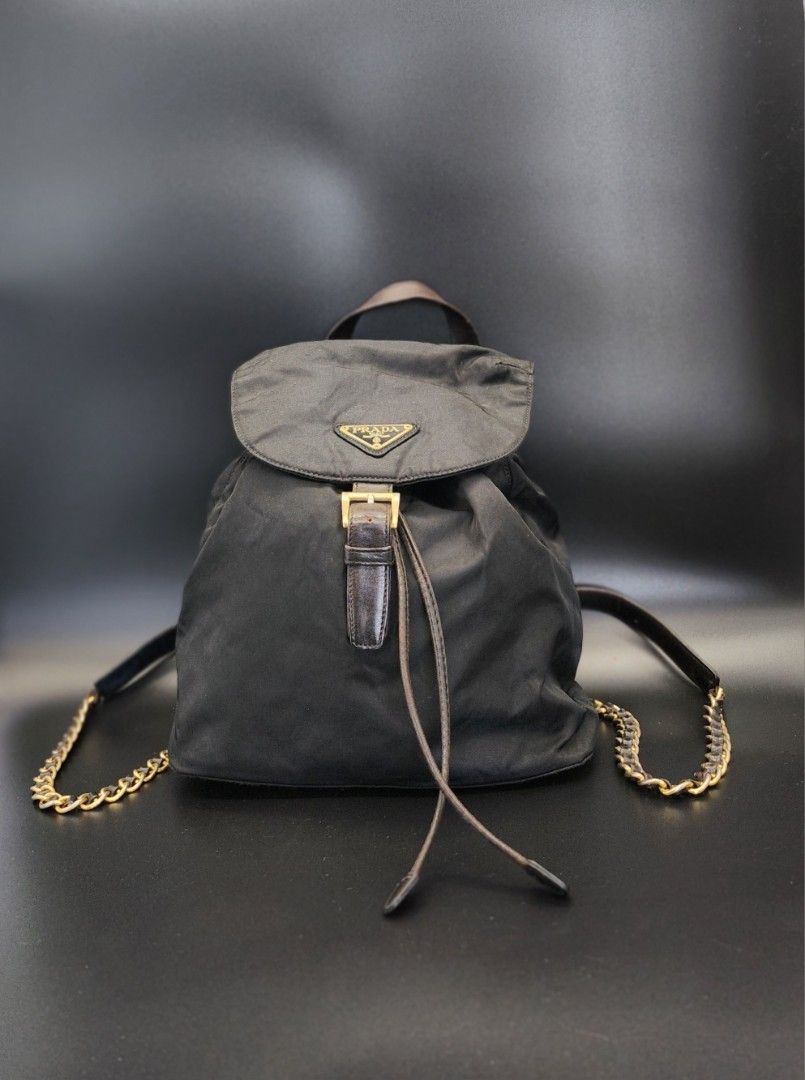 Prada Mini Chain Backpack