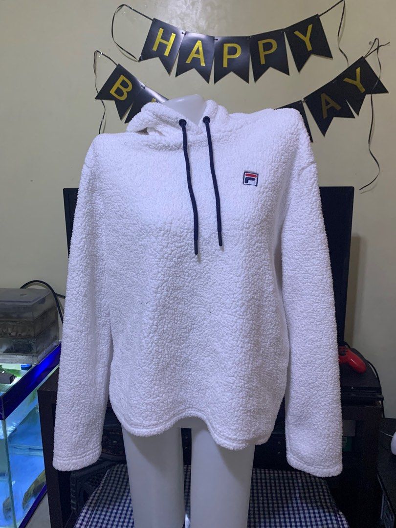 Fila fluffy jacket store