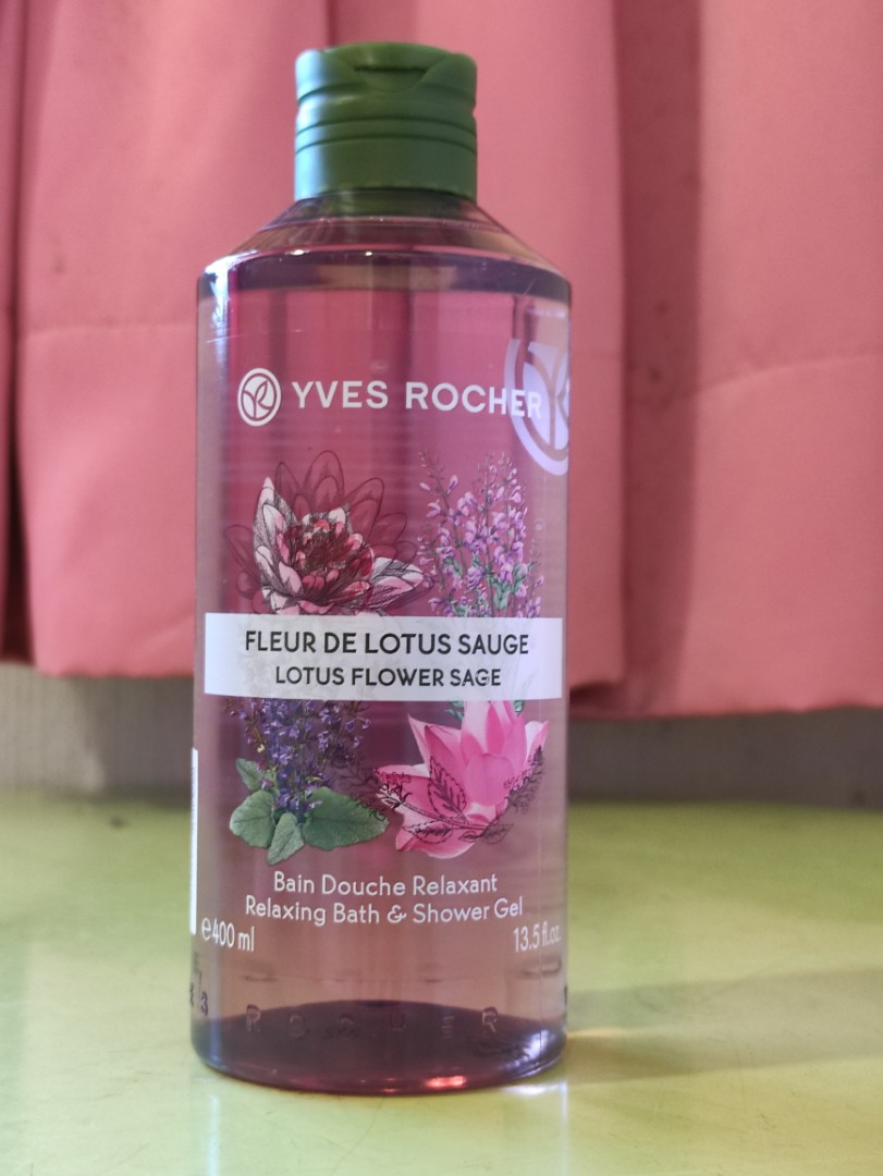 Premium Yves Rocher Relaxing Shower Bath Gel Body Wash 400ml, Beauty ...