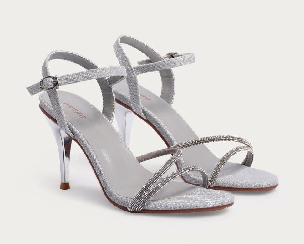Glitter wedding sandals cheap