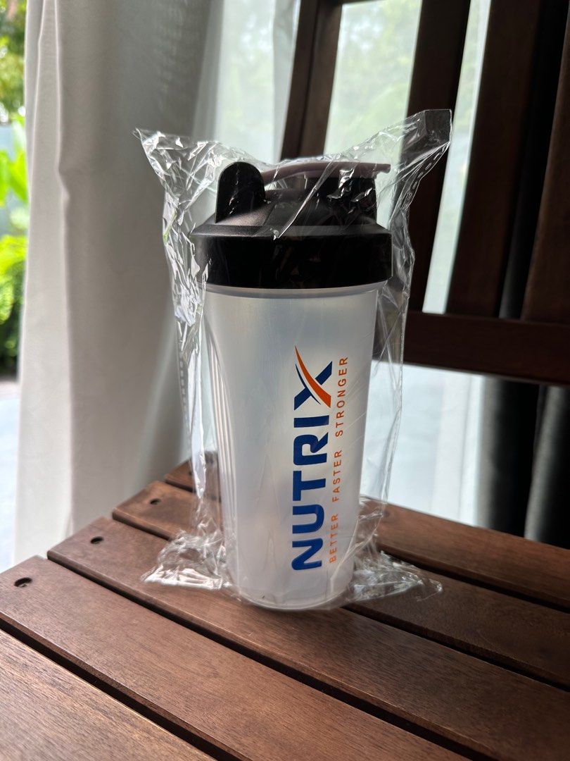 Protein Shaker With Spring Protein Shaker Bottle Nutrix with blender spring ball, Furniture & Home ...