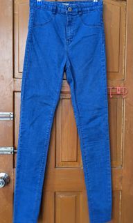 Pull & Bear High waist jeans in blue