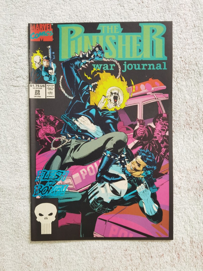 Punisher War Journal (1988) issue 29. Cover art by Michael Golden ...