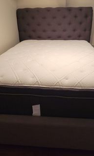 Queen Mattress, Boxspring,  bed frame