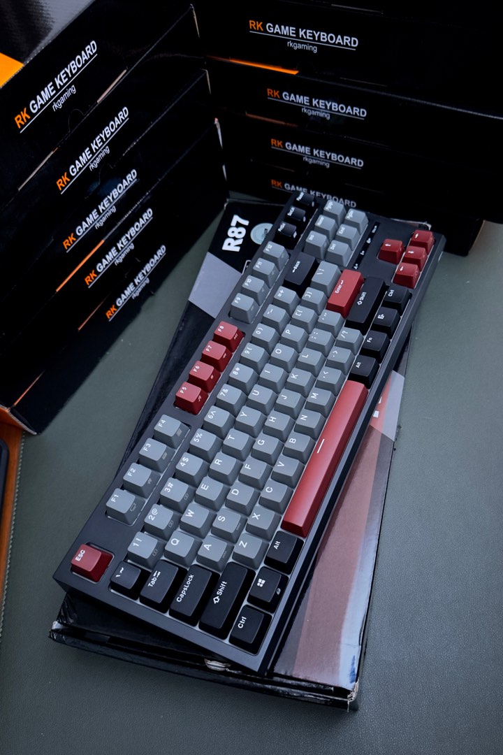 Royal Kludge RK R87 Hot Swappable Wired RGB Mechanical Gaming Keyboard ...