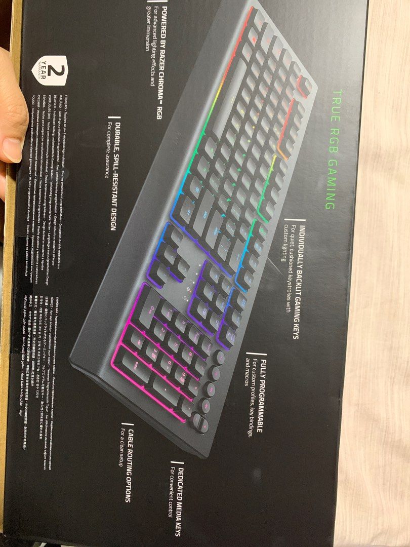 RAZER CYNOSA V2 GAMING KEYBOARD, Computers & Tech, Parts & Accessories ...