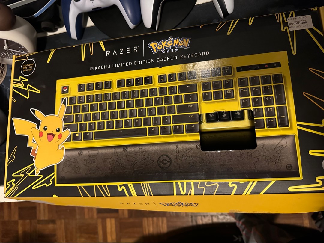 Razer Pokemon Pikachu limited edition mechanical keyboard 2nd ...