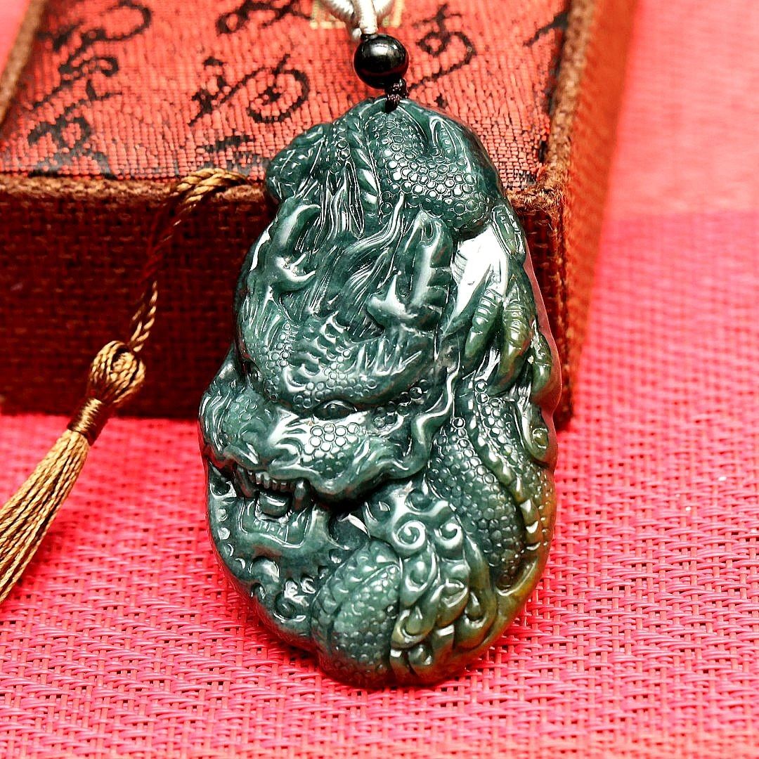 Real Grade A Dragon Pendant