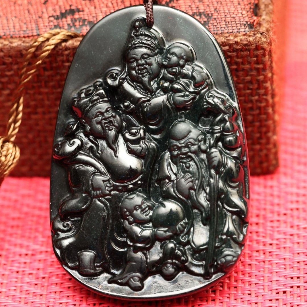 Real jade pendant top