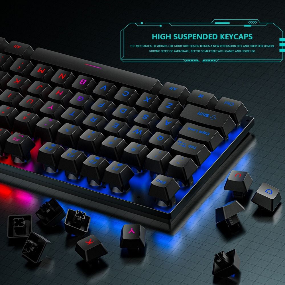 Real RGB Mechanical Keyboard Changeable Switch Gaming Keyboard RGB ...