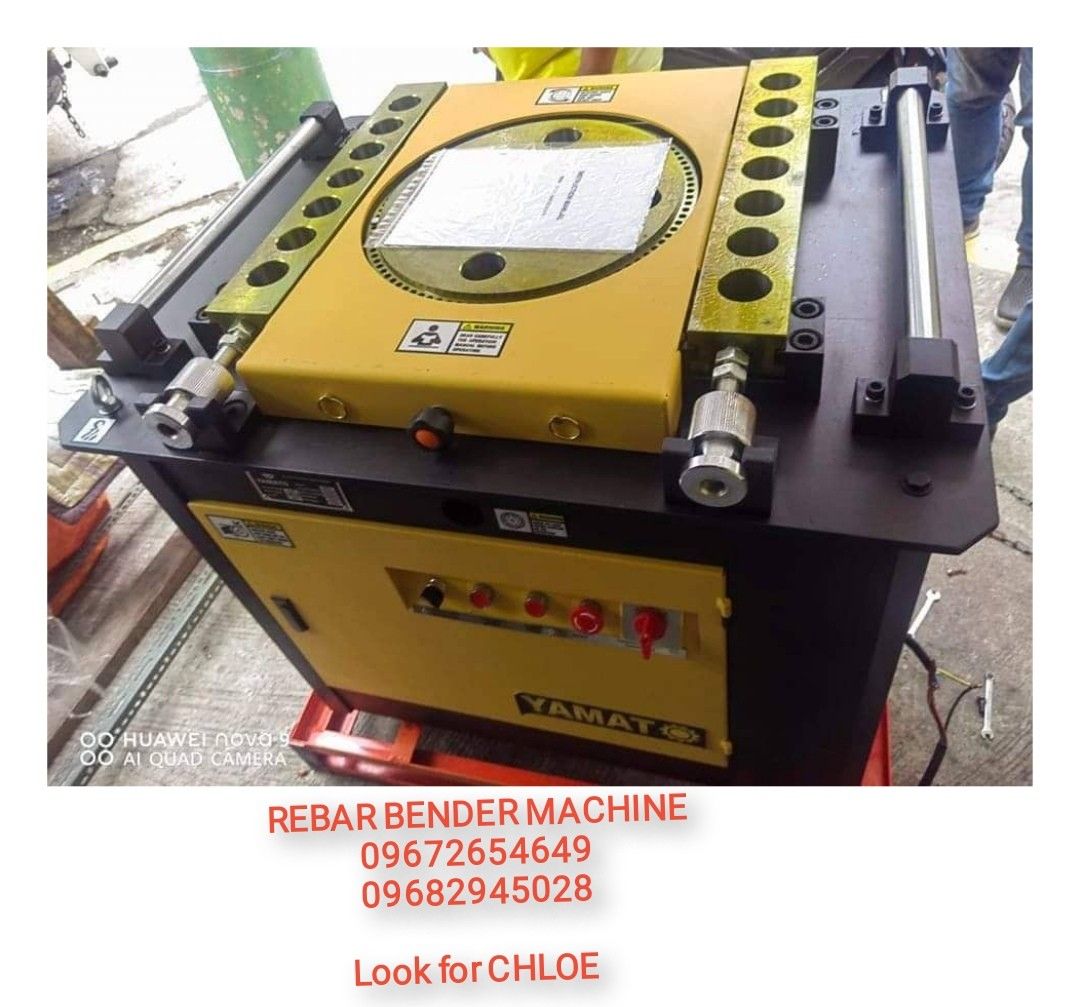 REBAR BENDING MACHINE BAR BENDER (Category: Construction Tools & Equipment) located in Quezon City. Submitted by dforte2026 (Listing ID 1219321785, Image 2). Description: No time to go out? Don't know where to buy? Afraid of online scammers? ‼ WE'RE HERE TO HELP AND SERVE YOU‼ ☑ 100% LEGIT TRUSTED SUPPLIER ☑ Competitive Price ☑ With complete Legal Documents ☑ BIR Registered ☑ SEC Registered 💠Complete Product Lineup for all types of ELECTRICAL, H