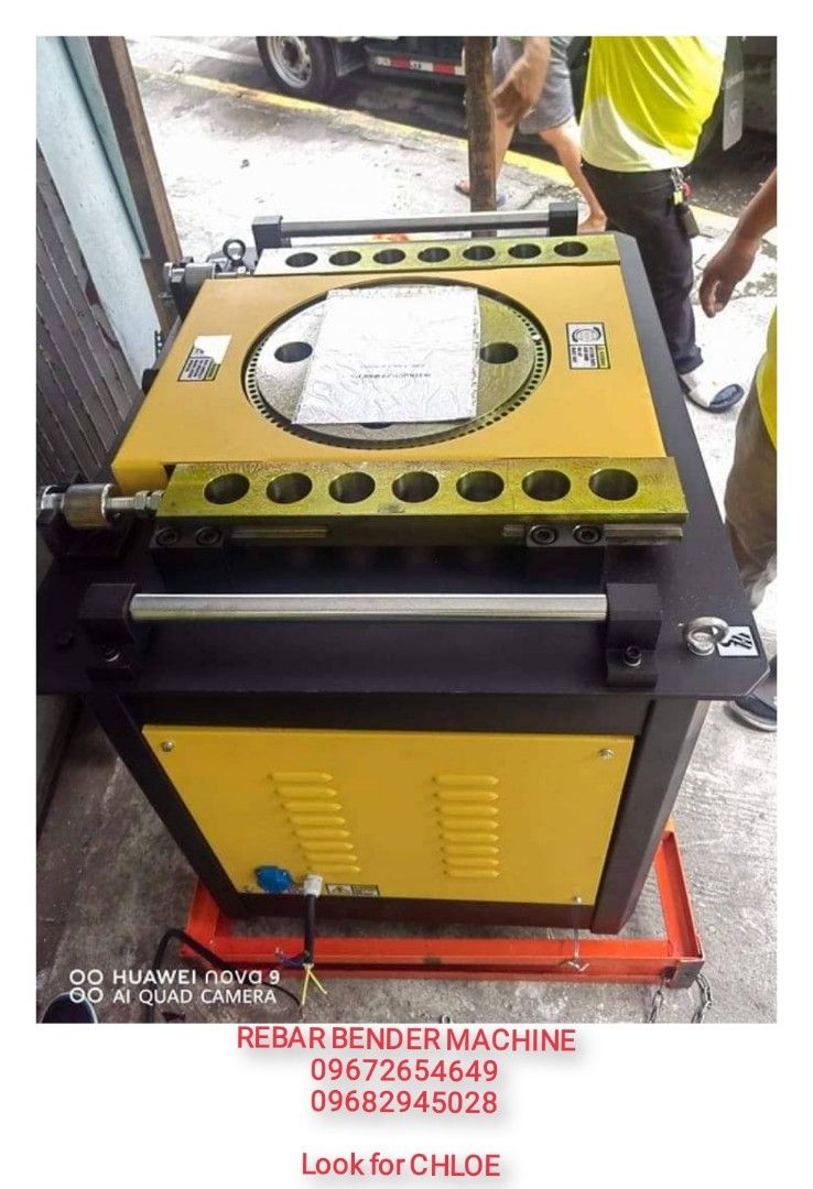 REBAR BENDING MACHINE BAR BENDER (Category: Construction Tools & Equipment) located in Quezon City. Submitted by dforte2026 (Listing ID 1219321785, Image 3). Description: No time to go out? Don't know where to buy? Afraid of online scammers? ‼ WE'RE HERE TO HELP AND SERVE YOU‼ ☑ 100% LEGIT TRUSTED SUPPLIER ☑ Competitive Price ☑ With complete Legal Documents ☑ BIR Registered ☑ SEC Registered 💠Complete Product Lineup for all types of ELECTRICAL, H