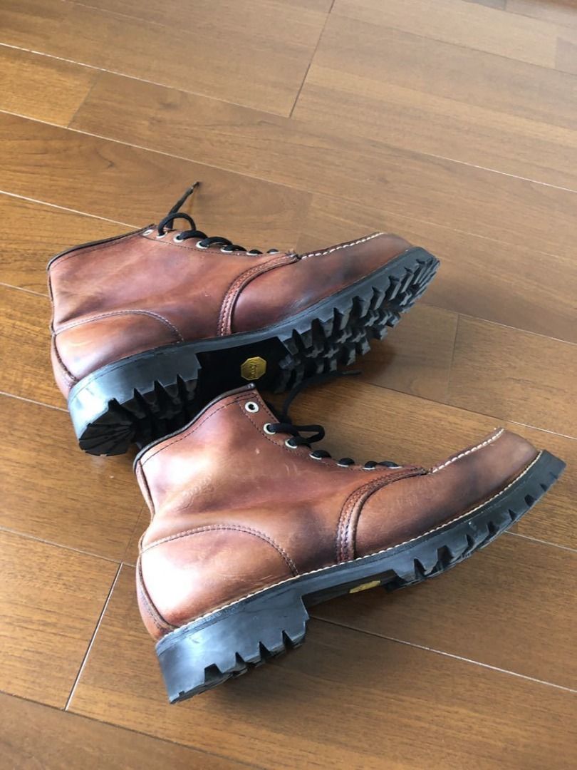 Red Wing 9106 US10.5D Moc Toe Copper Worksmith resoled