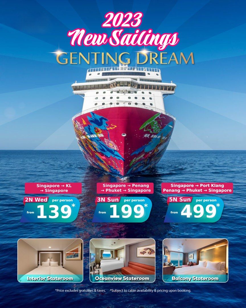 Resort World Genting Dream Cruise Promo, Everything Else on Carousell