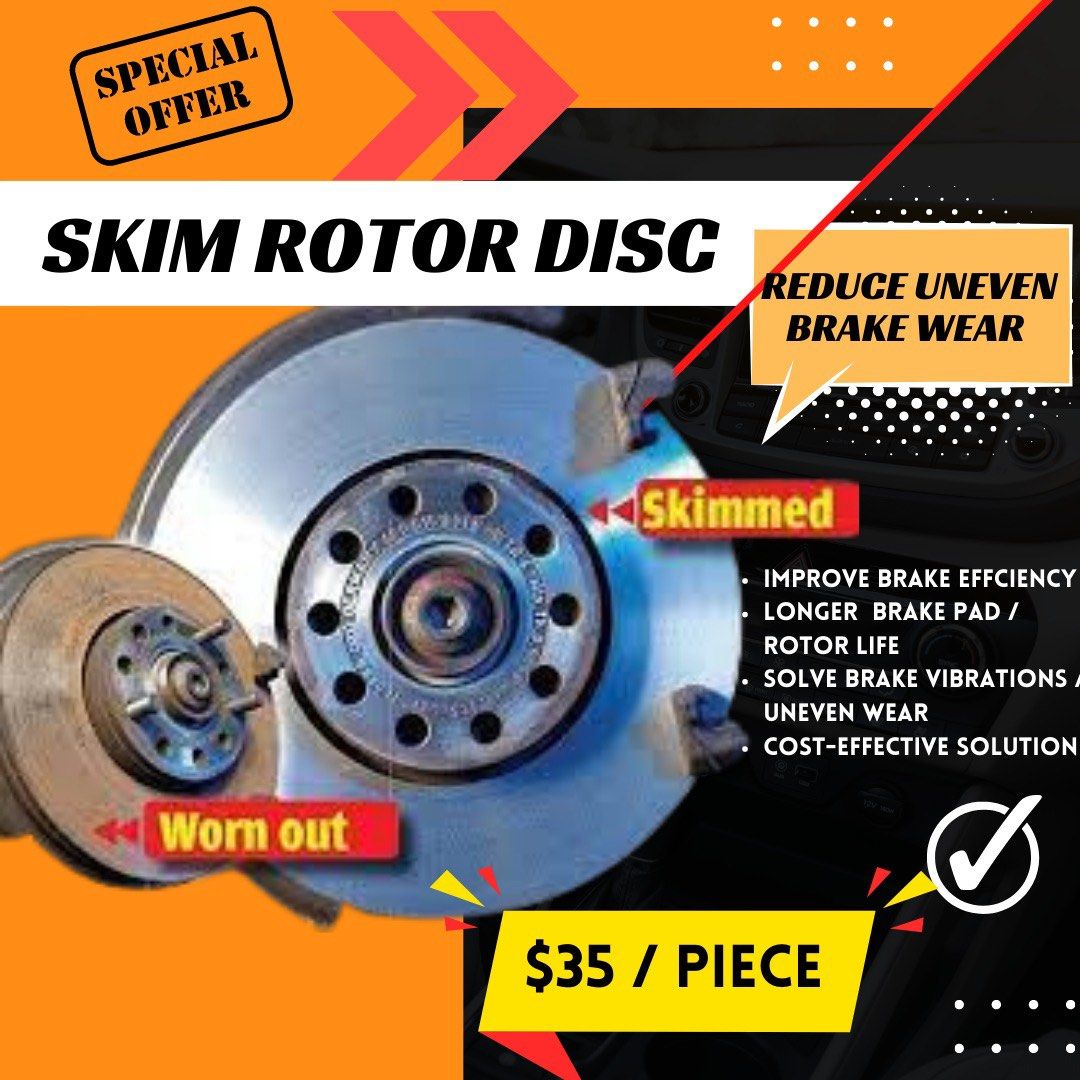 ROTOR SKIM 35 PER PIECE (With install), Car Accessories, Accessories