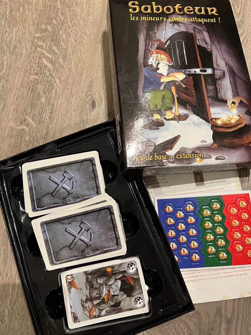 Saboteur (Original version- practically brand new!), Hobbies & Toys ...