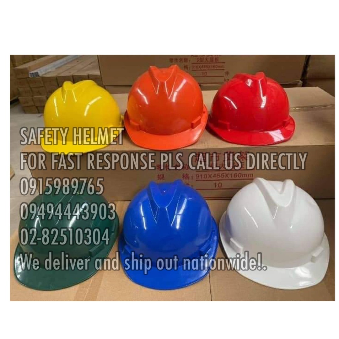 Safety Helmet Ordinary Hard Hat with Head Strap on Carousell