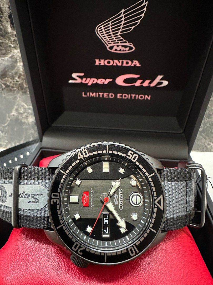 Seiko Honda Cub Black, Men's Fashion, Watches & Accessories, Watches on  Carousell