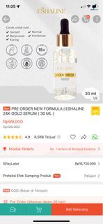 Serum eshaline 24k gold serum by yourhijab.ind