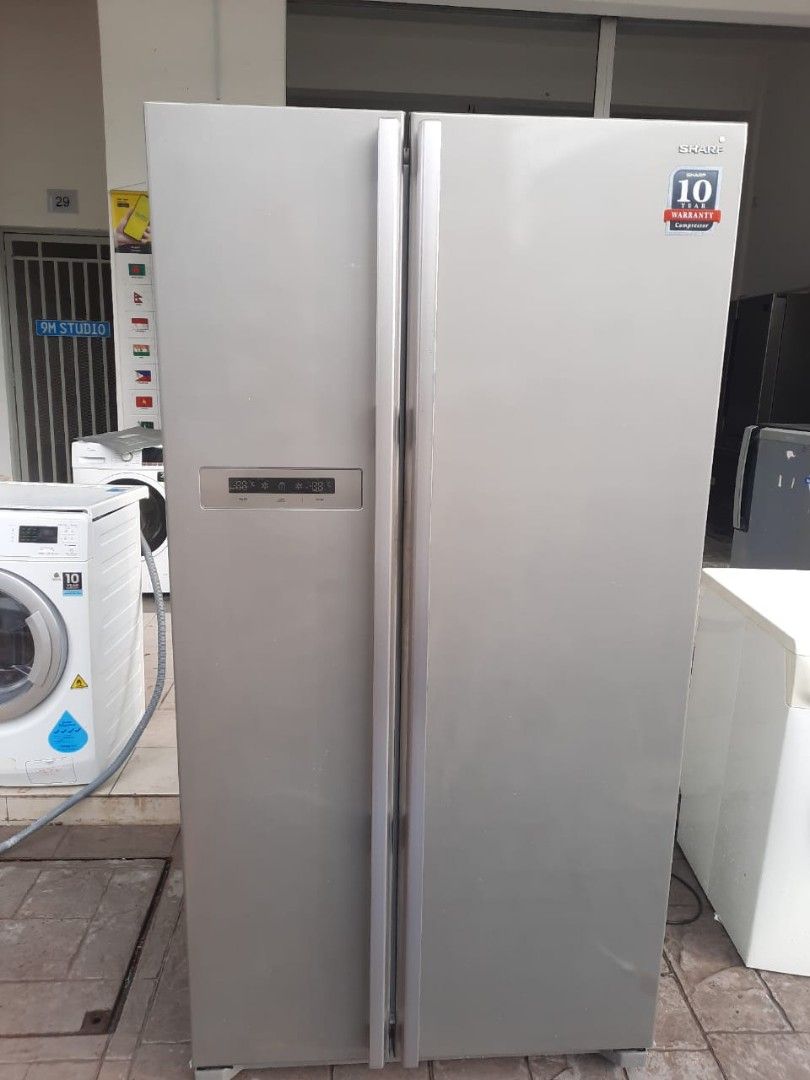 Sharp side by side fridge for sell, TV & Home Appliances, Kitchen Appliances, Refrigerators