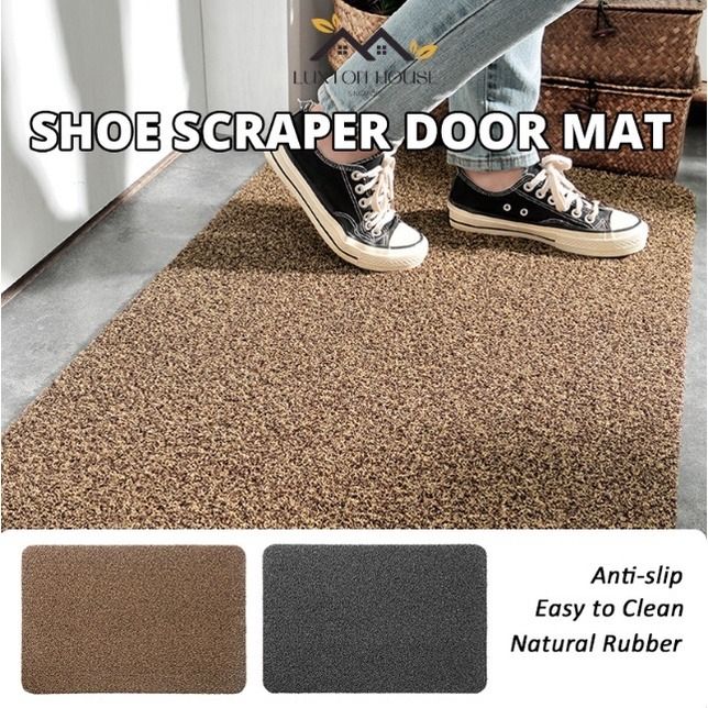 Front Door Mat Entrance Rug Floor Mats, Waterproof Floor Mat Shoes Scraper  Doorm - mundoestudiante