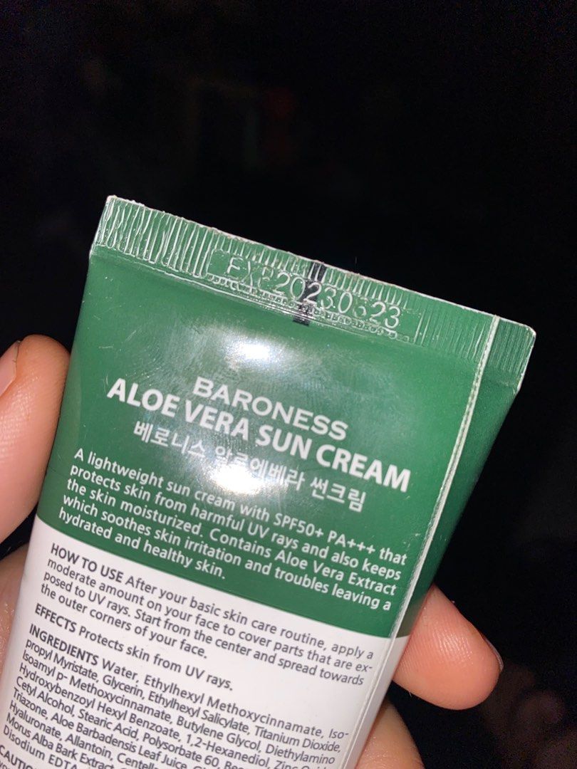 Skincare Bundle (Category: Face Care) located in Quezon City. Submitted by angelncl__ (Listing ID 1219202762, Image 2). Description: Get this bundle Baroness Sunscreen 50% used and turmeric collagen serum 80% pa yung remaining..