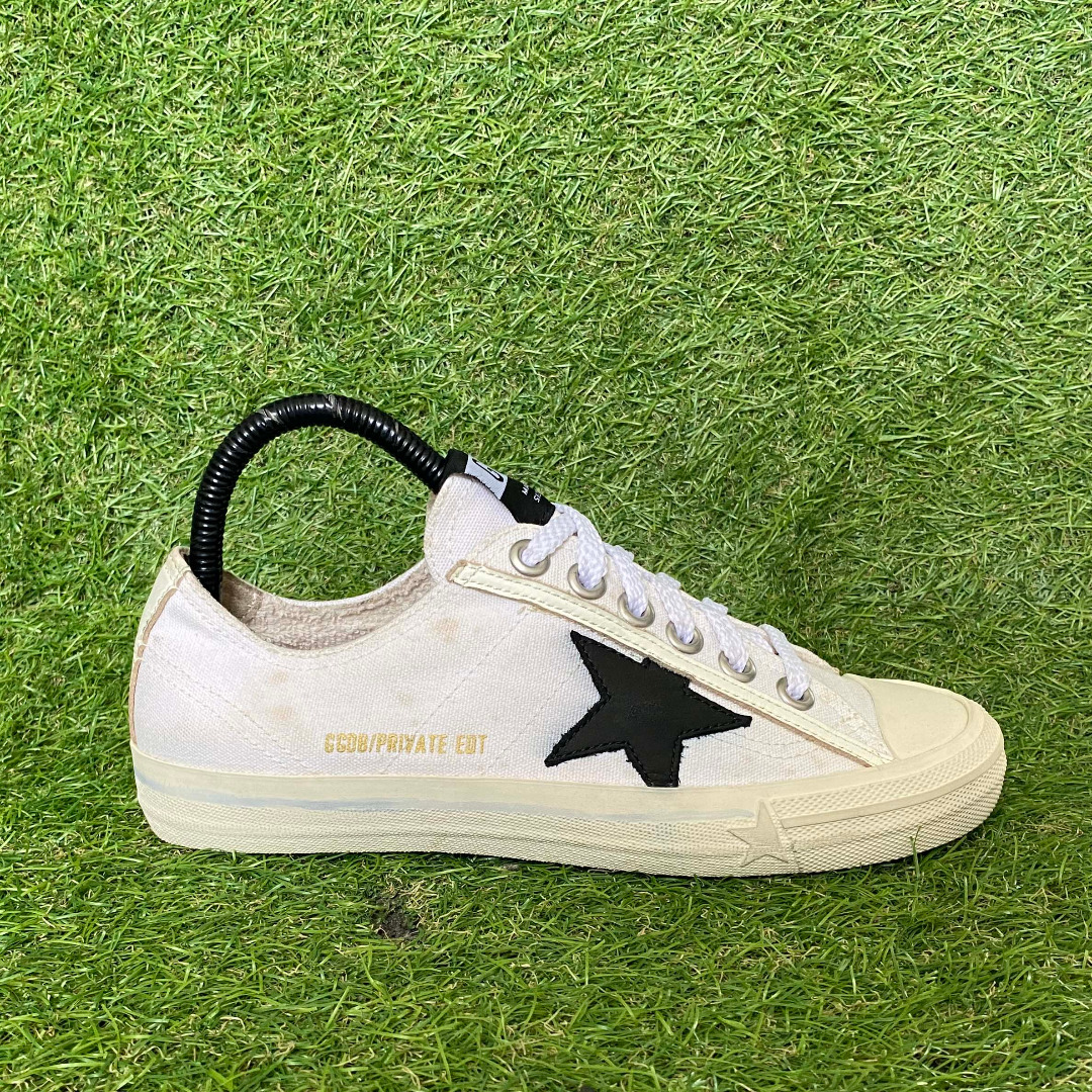 Sneakers GGDB Golden Goose Super-Star Low Top Vstar2 Authentic Second,  Fesyen Wanita, Sepatu di Carousell
