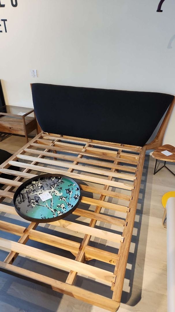 Soul & Tables Calypso Bed (CN QUEEN), Furniture & Home Living