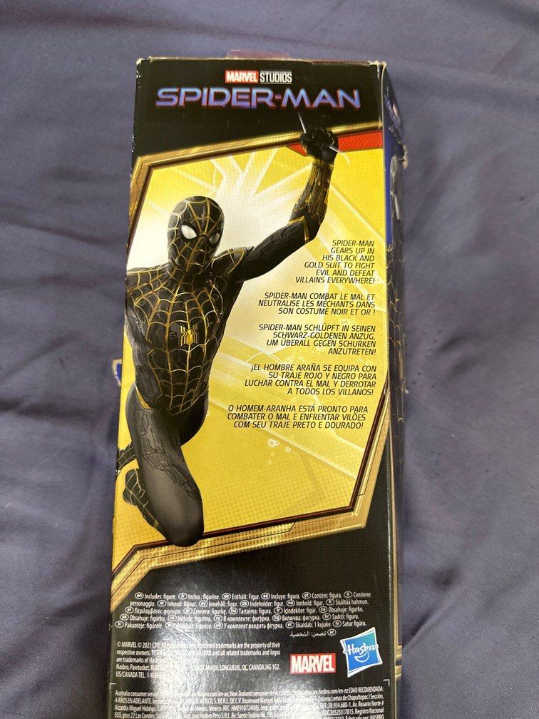 BE@RBRICK SPIDER-MAN BLACK & GOLD SUIT - アメコミ