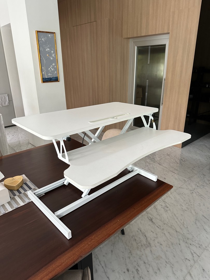 Standing desk solution universal convert your desk to standing