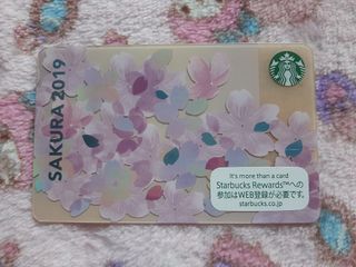 Starbucks Japan Sakura 2019 Plastic Card