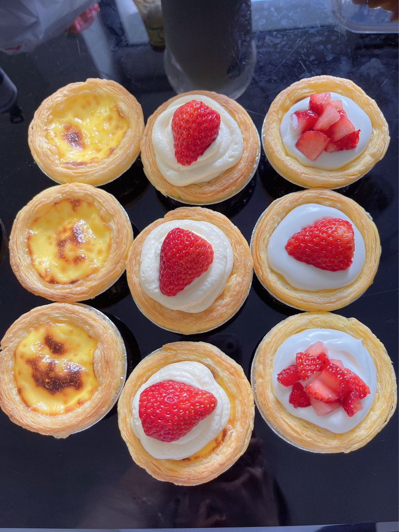 Strawberry Tarts (Preorder), Food & Drinks, Homemade Bakes on Carousell